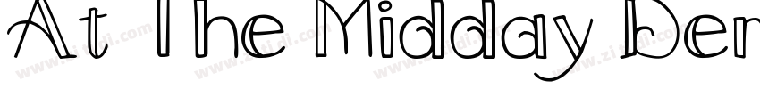 At The Midday Demo字体转换